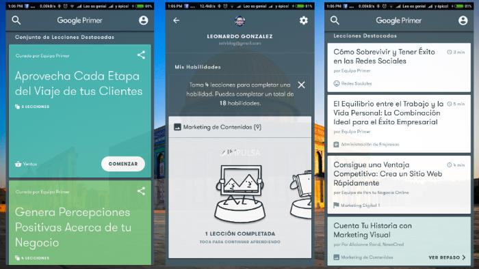 Cómo funciona Google Primer