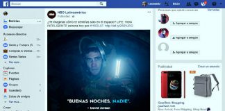 Publicaciones en redes sociales
