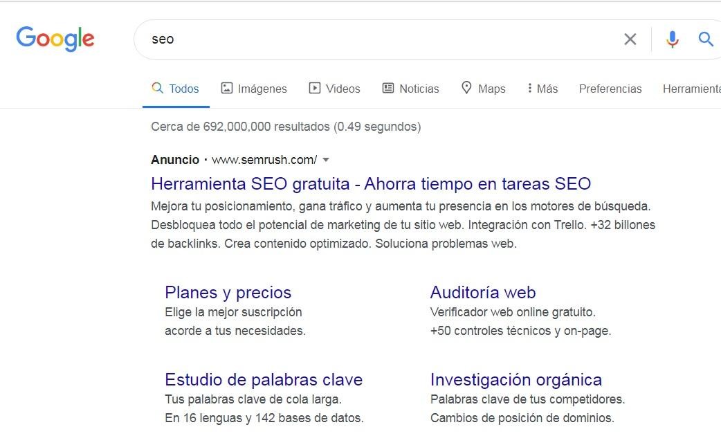 reglas del SEO