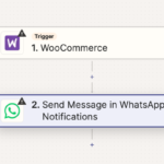 WooCommerce y WhatsApp en Zapier