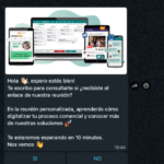 whatsapp botón interactivo