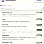 woocommerce zapier