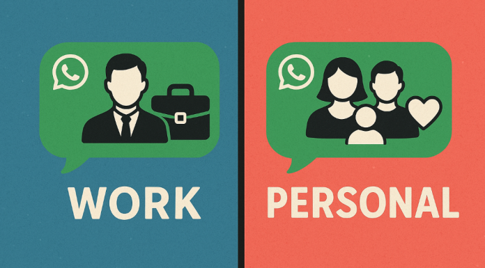 work personal whatsapp