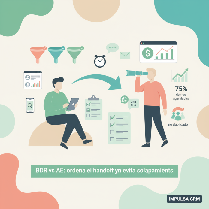 BDR vs AE: cómo evitar solapamientos y perder deals