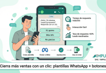 Cómo mejorar tu tasa de cierre usando plantillas de WhatsApp con botones Quick-Reply Cómo mejorar tu tasa de cierre usando plantillas de WhatsApp con botones Quick-Reply
