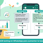 ¿Cómo usar el A/B testing en WhatsApp para aumentar la tasa de respuesta?