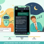 ¿Como atender leads en diferentes horarios 24:7?