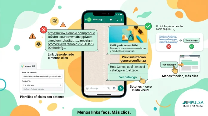 ¿Cómo compartir links por WhatsApp sin que se vean desordenados?