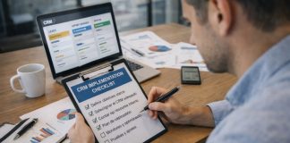 Trabajador de impulsa en escritorio