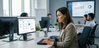 Profesional en oficina