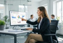 Qué es Google Data Studio y cómo usarlo para analizar tu negocio Profesional en oficina