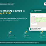 Whatsapp en la Ley 21.719