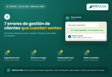 7 errores en la gestión de clientes que te hacen perder ventas