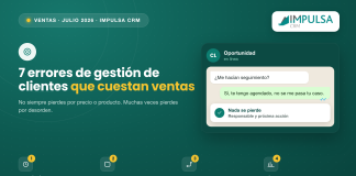7 errores en la gestión de clientes que te hacen perder ventas