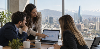 Equipo B2B analizando una campaña de inteligencia artificial y oportunidades comerciales en Latinoamérica